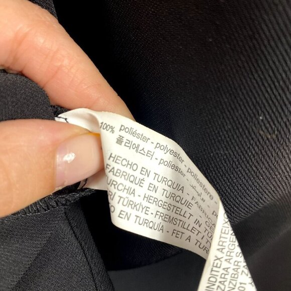 Zara Little Black Swing Dress Short Sleeve Flowy Size Small - Picture 12 of 13